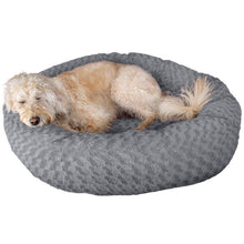 Load image into Gallery viewer, Babineaux Deep Dish Curly Fur Plush Donut Bolster