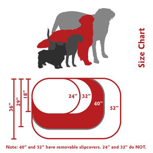 Charlie and Sherpa Bagel Dog Bolster