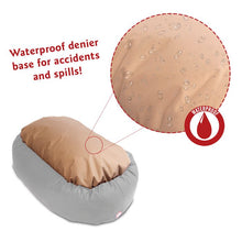 Load image into Gallery viewer, Charlie and Sherpa Bagel Dog Bolster
