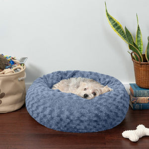Babineaux Deep Dish Curly Fur Plush Donut Bolster