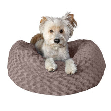 Load image into Gallery viewer, Babineaux Deep Dish Curly Fur Plush Donut Bolster
